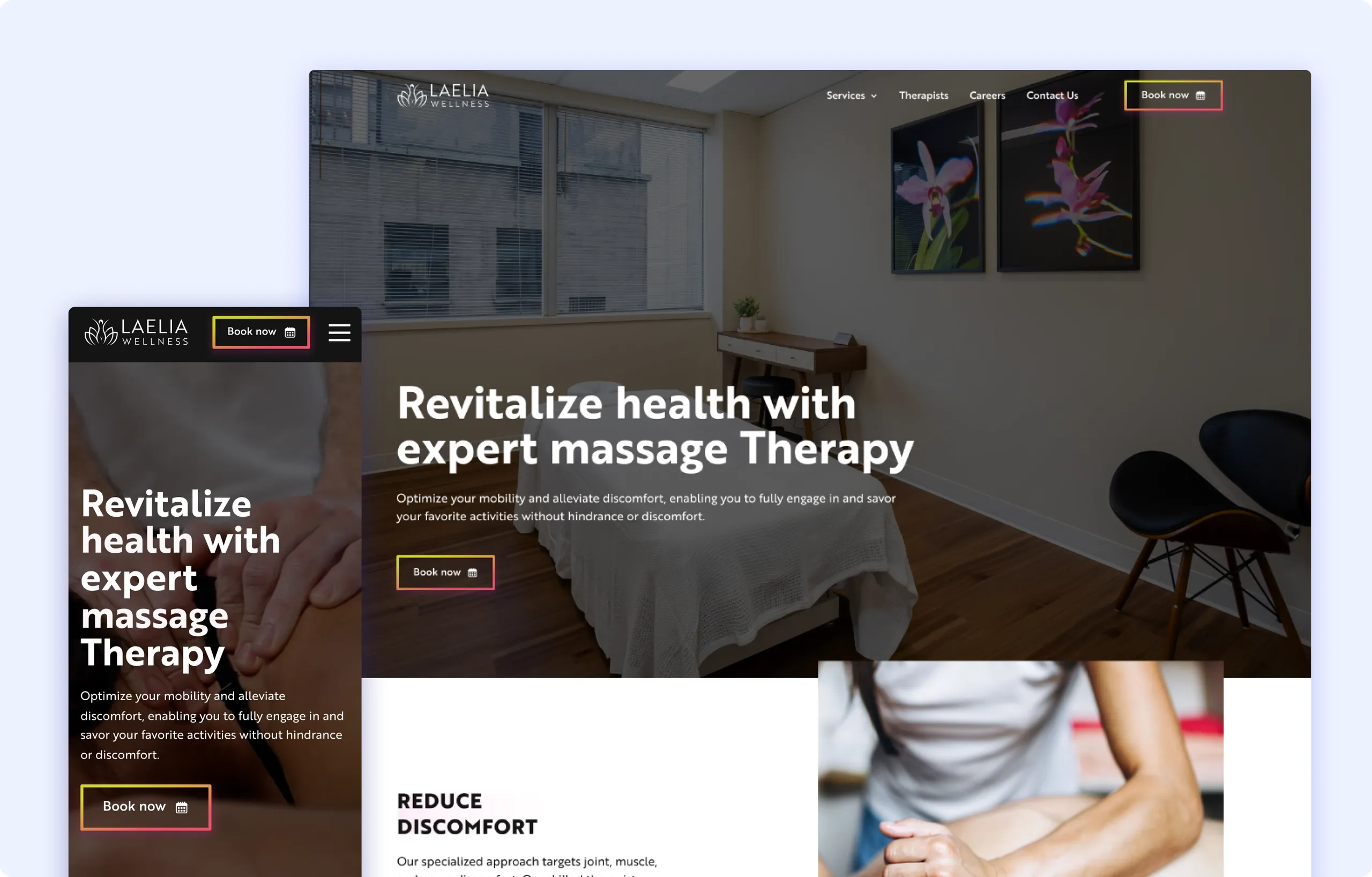 Laelia Wellness — website screenshot
